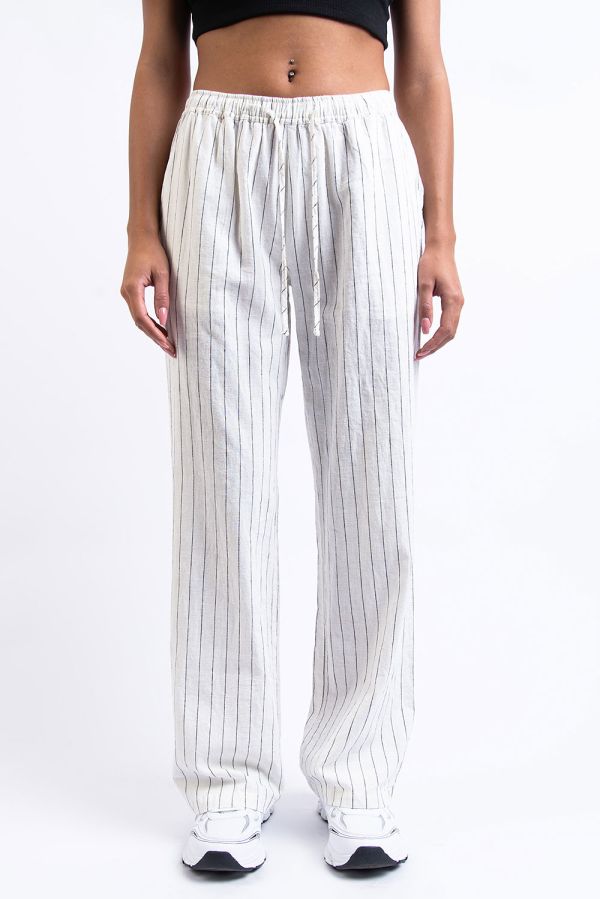 Mila 01Mid Straight Linen Pants