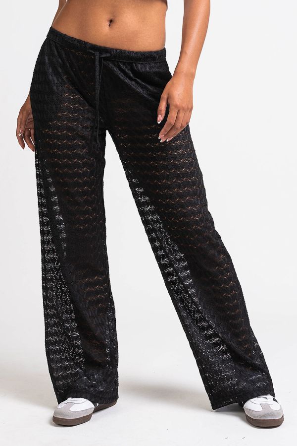 Mel 02Low Straight Lace Pants