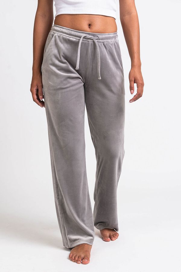Eyla 02Mid Straight Velour Pants