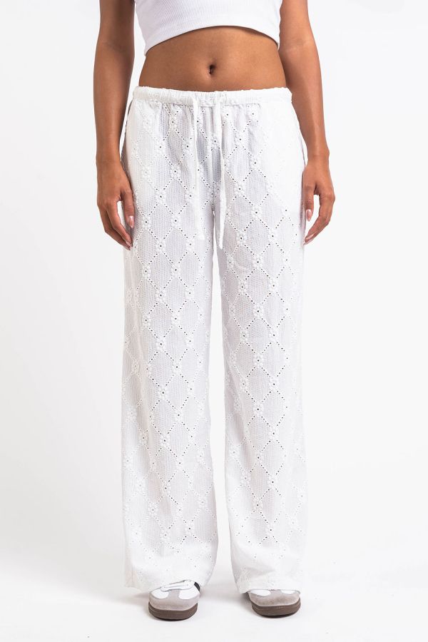 Mel 08Mid Straight Lace Pants